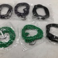 1076120-3 10 st Blvckout armband i olika färger - Frakt ingår (1125)