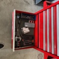 1039472-10 Ampro tool trolley with various tools