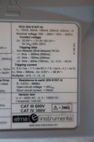 1029562-10 Installation tester with accessories, Metrel MI 3101