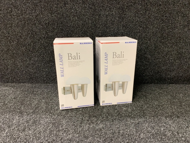 1076679-2 2 wall lights Malmbergs Bali