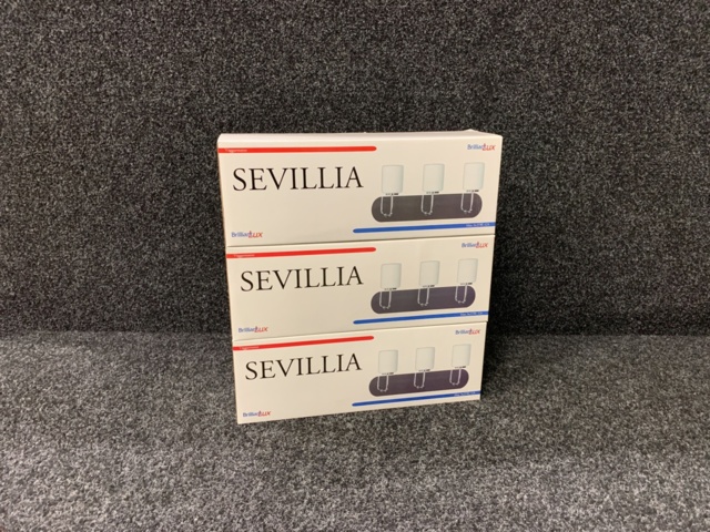 1077005-2 3 wall lights BrilliantLux Sevilla