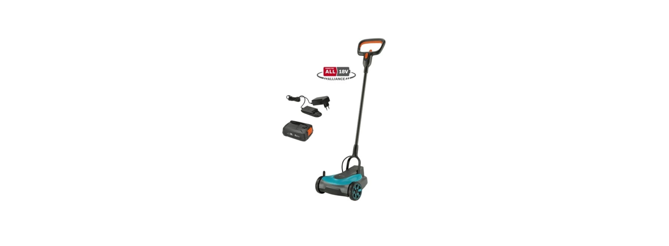 1076807-2 Lawnmower Gardena HandyMower 22/18V P4A complete (2.5Ah battery + standard charger)