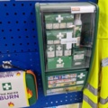 1035054-6 First aid board on wheels