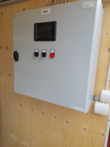 1034805-12 Container 10 feet with coolant cooler on the roof