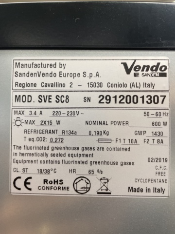 1060153-20 Vendo vending machine