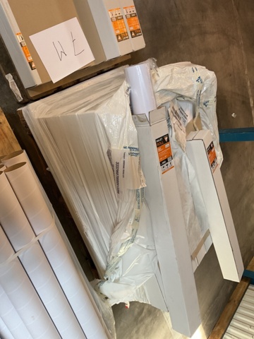 1061198-11 Printer paper on a roll and cardboard tube