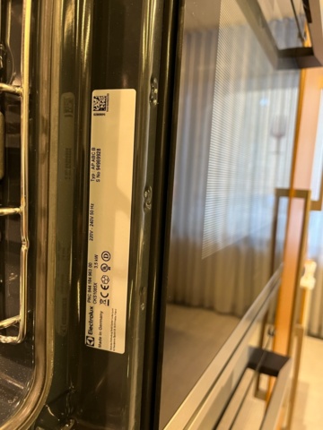 1077603-7 Electrolux steam oven