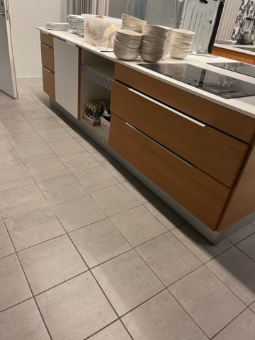 1048201-7 Built-in kitchen island, longer