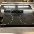 1061274-10 Mareno kitchen island with induction cooker