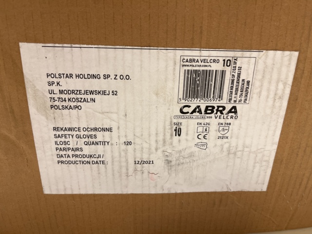 1060805-6 Collection of newly packaged assembly gloves