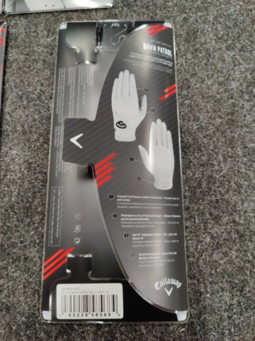 1064485-4 6-pack Golf Gloves Callaway GL CG Dawn Patrol MLH L WHT 19 Men's Left L