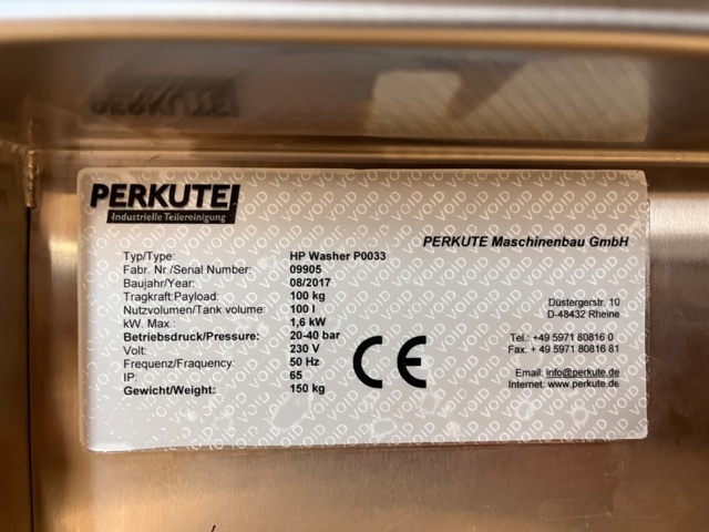 1078056-11 Perkute HP washer P0033