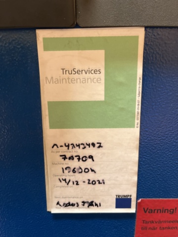 1060791-28 Trumpf Trumatic 200