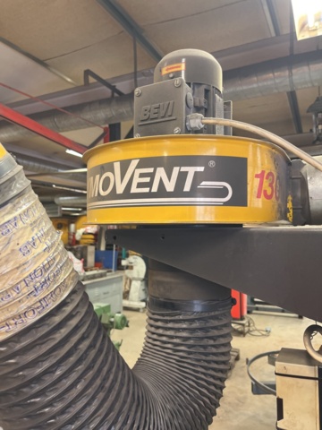 1060767-2 Ventilation arm with ventilation PlymoVent Height: 201 cm