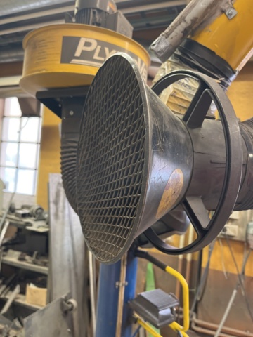 1060767-4 Ventilation arm with ventilation PlymoVent Height: 201 cm