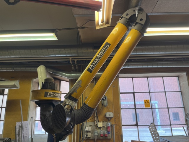 1060767-5 Ventilation arm with ventilation PlymoVent Height: 201 cm