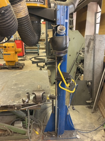 1060767-6 Ventilation arm with ventilation PlymoVent Height: 201 cm