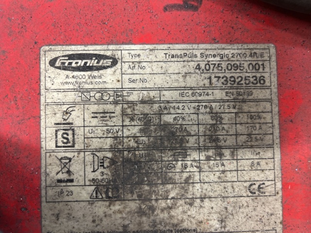 1060771-12 Fronius TransPuls Synergic 2700 4R/E