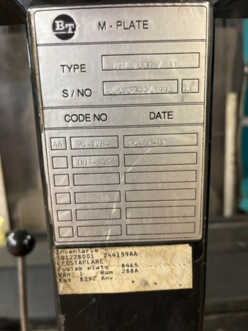 1060808-8 Track stacker, BT LSV 1000/11