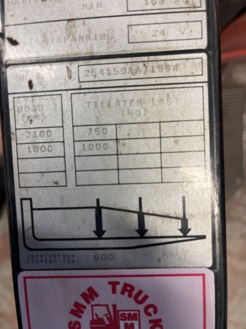 1060808-10 Track stacker, BT LSV 1000/11