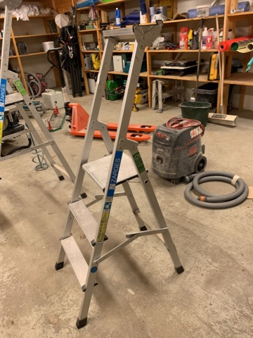 781095-2 Folding ladder Zarges 3 steps