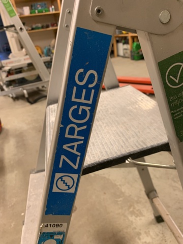 781095-3 Folding ladder Zarges 3 steps