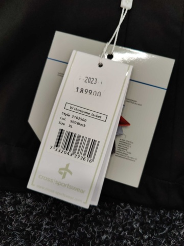 1078900-2 Rain jacket Cross Sportswear W Hurricane Jacket Ladies XL