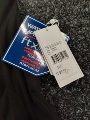 1078948-3 Rain pants Cross Sportswear W Hurricane Pants Dam Regular S