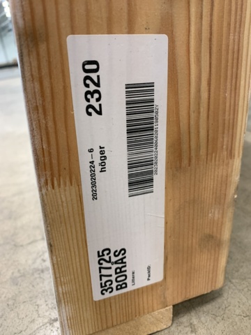 1079790-12 Wooden door Daloc 220x91x11.5 (HxWxD)