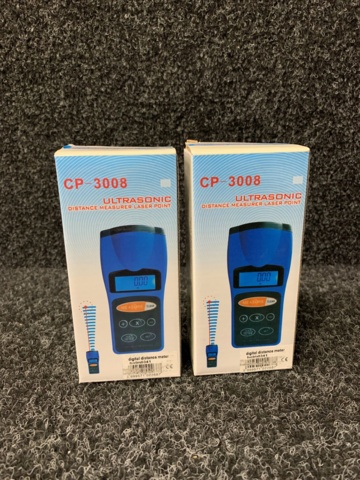 1079801-2 2 digital distance meters with ultrasound/laser