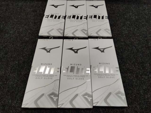 1079710-1 6-pack Golf Gloves Mizuno Elite 19 Men's Small Right