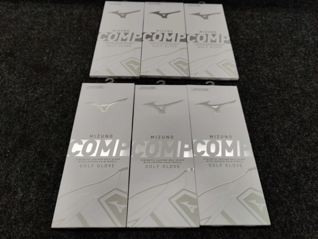 1080074-1 6-pack Golf Gloves Mizuno Comp Men's Medium/Large Left