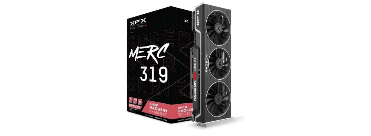 Graphics card XFX Radeon RX 6950 XT Speedster MERC 319 - PS Auction ...