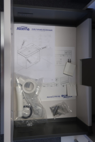 1029759-6 Alterna bathroom commode with Mora mixer