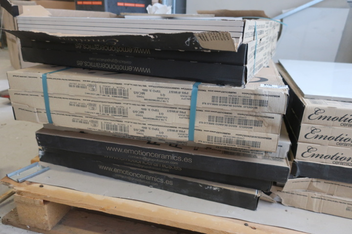 1029862-4 Approx. 20m² granite ceramic/clinker, Emotion, marble imitation 60x60cm