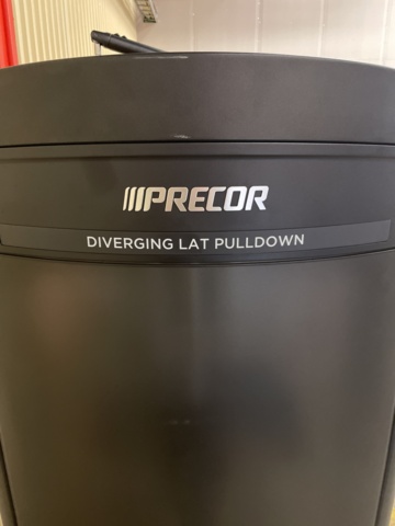 1049339-5 Diverging lat pulldown, Precor RSL 0314 1 pc