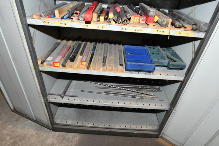 1080252-5 Sheet metal cabinet with various drills