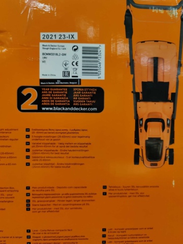 1080322-9 Gräsklippare Black & Decker BCMW3318L2-QW 18V