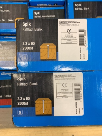 1080806-3 Assortment of nails Gunnebo