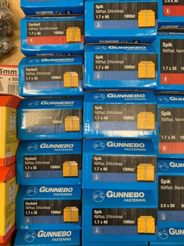 1080806-9 Assortment of nails Gunnebo