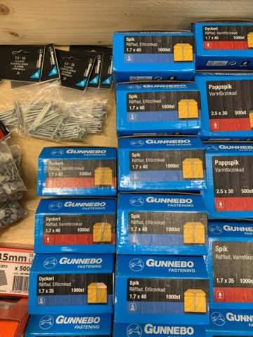 1080806-10 Assortment of nails Gunnebo