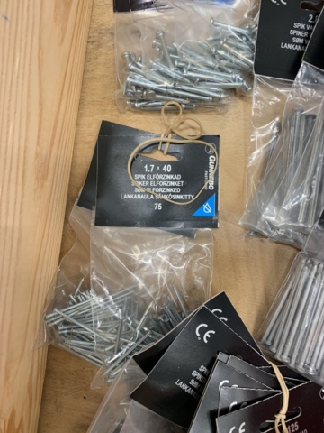 1080806-17 Assortment of nails Gunnebo