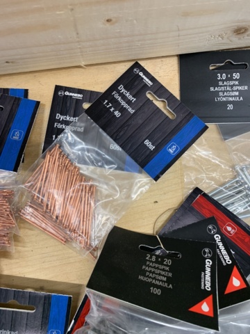 1080806-23 Assortment of nails Gunnebo