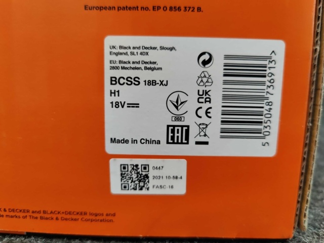 1080407-8 Brush trimmer Black & Decker BCSS18B-XJ 18V