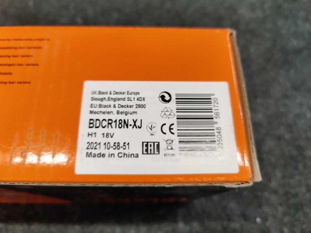 1080474-7 Tigersåg Black & Decker BDCR18N-XJ 18V