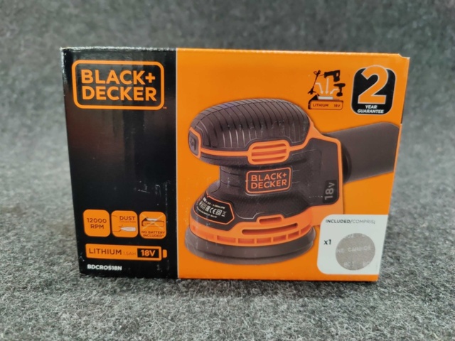 1080503-2 Eccentric sander Black & Decker BDCROS18N-XJ 18V