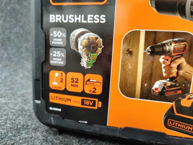 1080649-2 Skruvdragare Black & Decker BL186KB-QW 18V