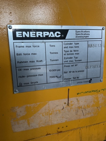 1061407-3 Hydraulic press Enerpac 10-ton