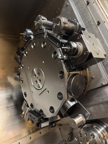 1078381-6 CNC lathe TRAUB TNC 30 TGY incl. FMB Turbo 3-36 Bar feeder