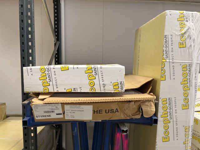 1060927-6 Acoustic material, installation material and more